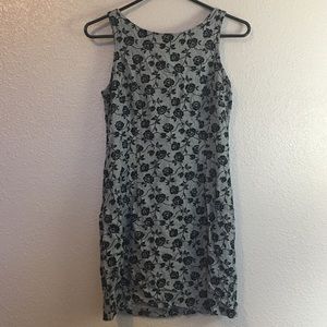 Vintage black and white dress